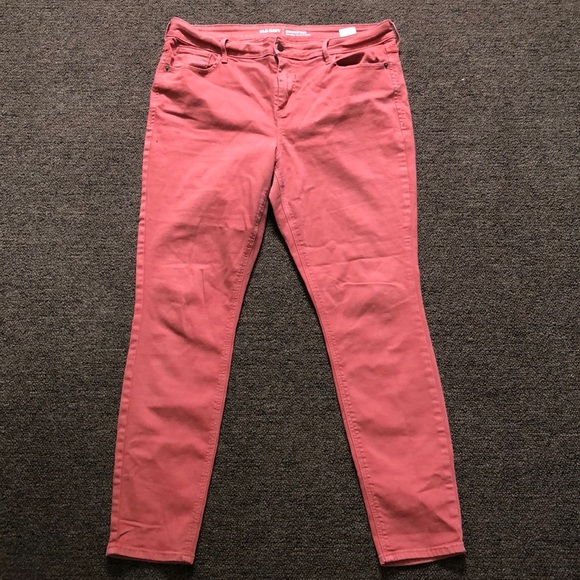 Old Navy Pants - Deep Salmon Rockstar Pants